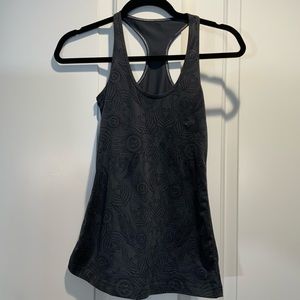 EUC LULULEMON CHARCOAL GREY TANK 6